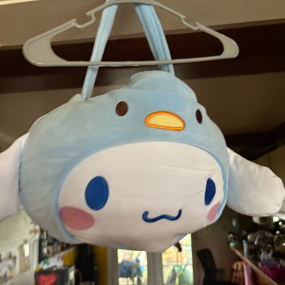 Cinnamoroll Squishmellow Blue chick Plush easter basket
